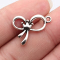 23x17mm 1.5g Multicolor Zinc Alloy Crown Bowknot Butterfly Charm Pendant for Necklace Bracelet Jewelry Making
