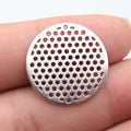 25x25x1.1mm 2.6g Multicolor zinc alloy round multi-hole connector charm for DIY jewelry making