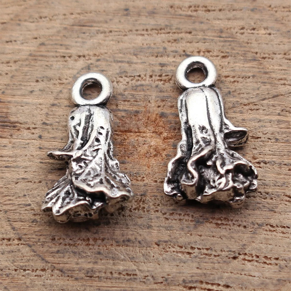 17x9.6mm 1.1g Antique Silver Zinc Alloy 3D Cabbage Charm Pendant for DIY Necklace Bracelet Jewelry