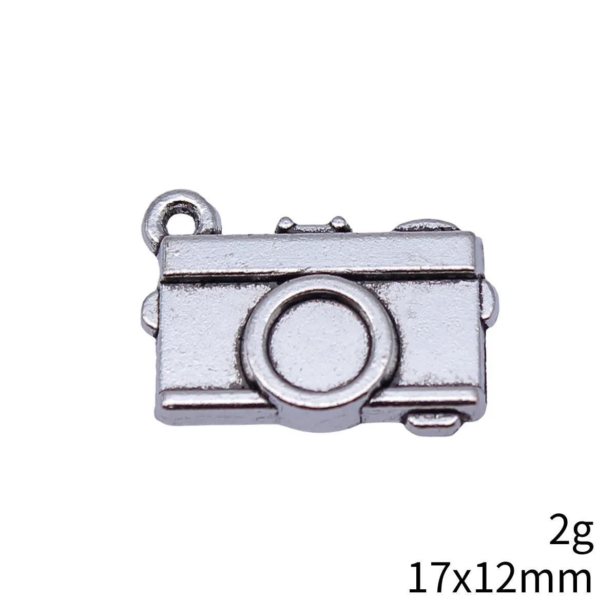 17x12mm 2g Multicolor Zinc Alloy Camera Charm Pendant for DIY Bracelet Necklace Making