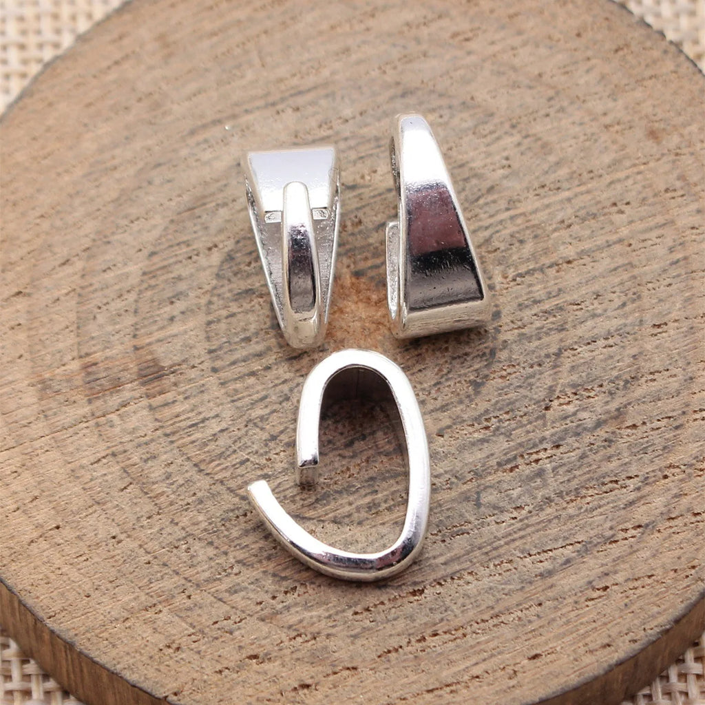 16x13x7.2mm 1.7g Multicolor Zinc Alloy Melon Seed Shape Pendant Bail for DIY Necklace and Bracelet Making