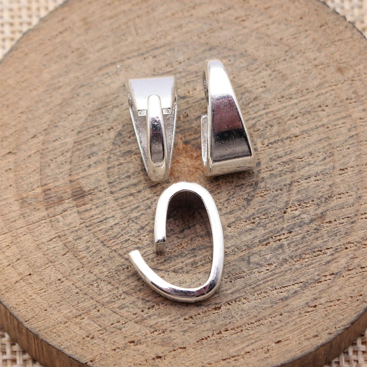 16x13x7.2mm 1.7g Multicolor Zinc Alloy Melon Seed Shape Pendant Bail for DIY Necklace and Bracelet Making