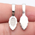 26x8.5mm 1.3g Multicolor Zinc Alloy Three Hole Pendant Bail Connector Charm for DIY Jewelry Making