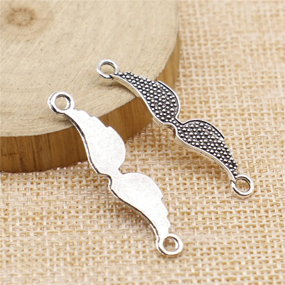 40x8mm 1.5g Multicolor Zinc Alloy Wing Connector Charm for Bracelet Necklace Jewelry Making