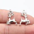 22x16mm 1.6g Antique Silver Zinc Alloy Deer Charm Pendant for DIY Necklace and Bracelet Jewelry
