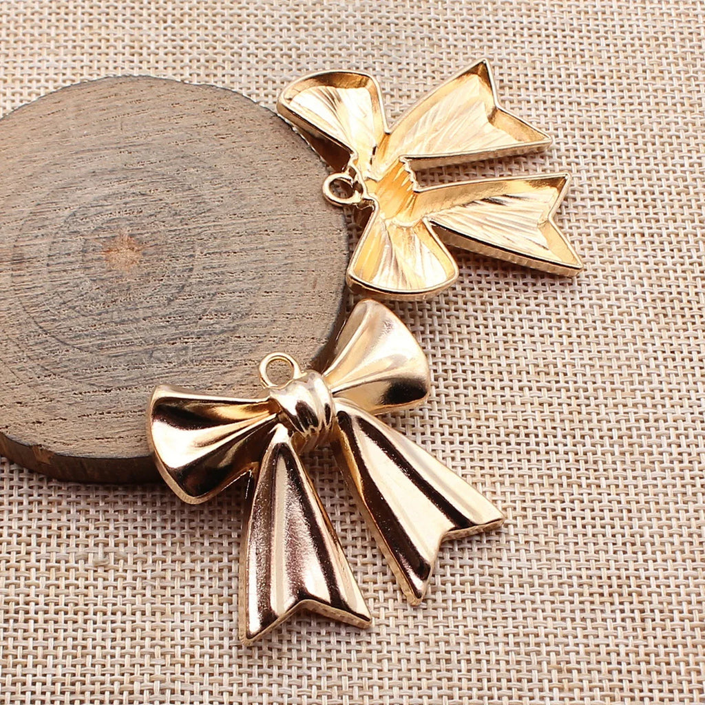 41x41mm 10.6g Multicolor Zinc Alloy Bowknot Butterfly charm pendant for DIY necklace bracelet jewelry making
