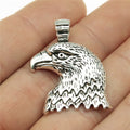 33x29mm 5g Multicolor Zinc Alloy Eagle Head Bird Head Charm Pendant for DIY Necklace Jewelry Making