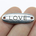 34x11mm 3.1g Multicolor Zinc Alloy LOVE Connector Charm for Bracelet Necklace DIY Jewelry Making
