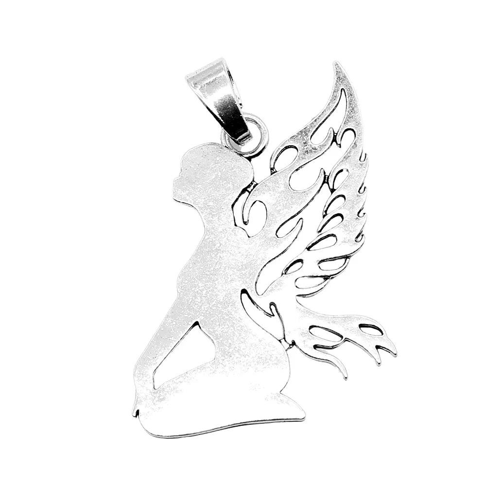 65x46mm 12.8g Antique Silver Zinc Alloy Dancer Charm Pendant for DIY Necklace Bracelet Jewelry Making