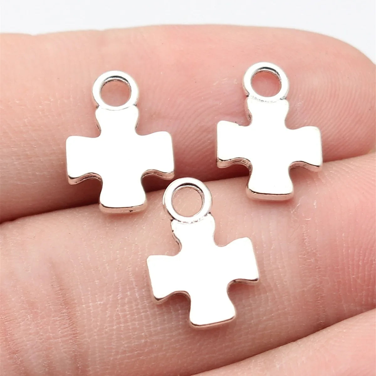 15x11mm 0.75g Antique Silver Zinc Alloy Cross Charm Pendant for DIY Necklace Bracelet Making