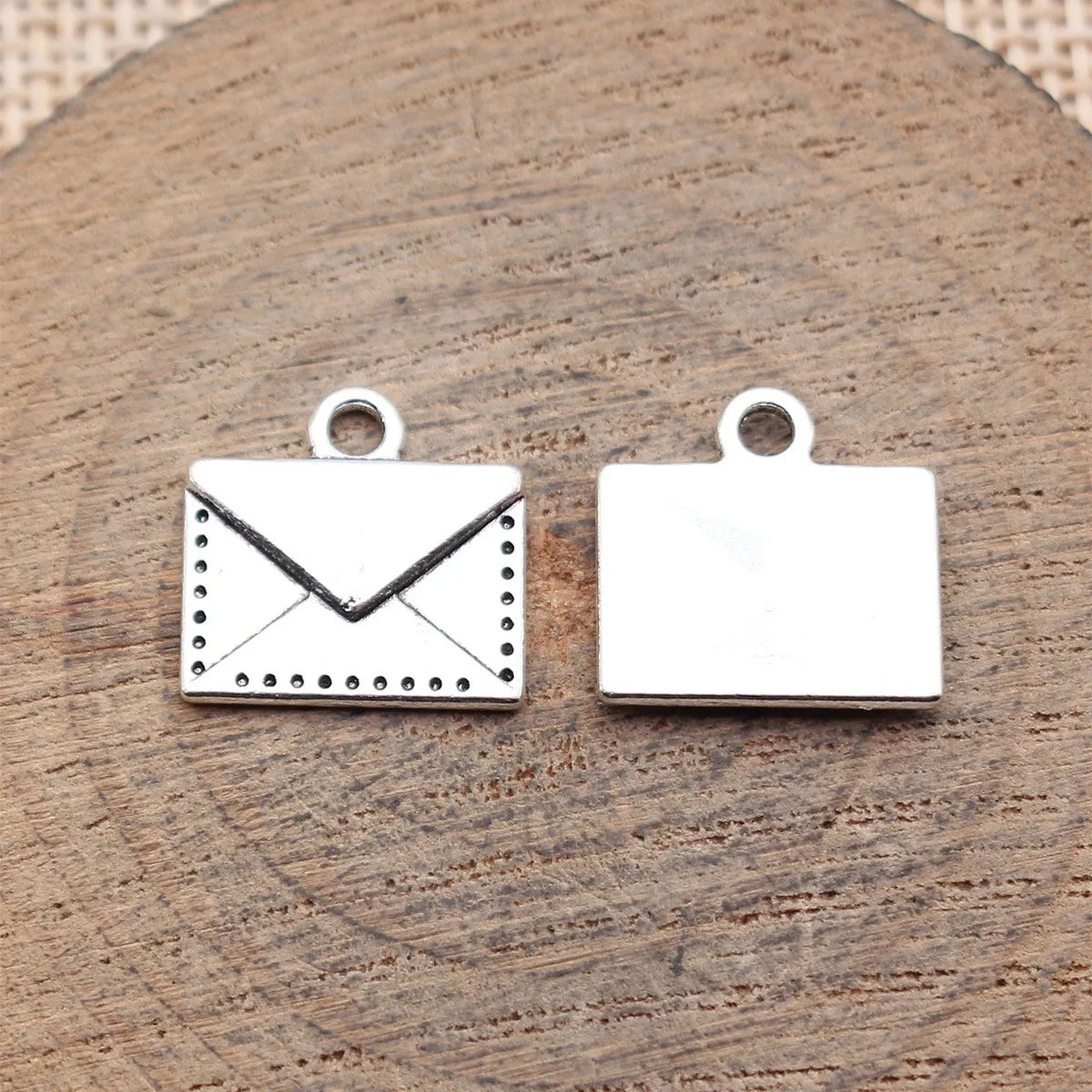 14x14mm 1.4g Multicolor Zinc Alloy Envelope Charm Pendant for DIY Bracelet Necklace Jewelry Making