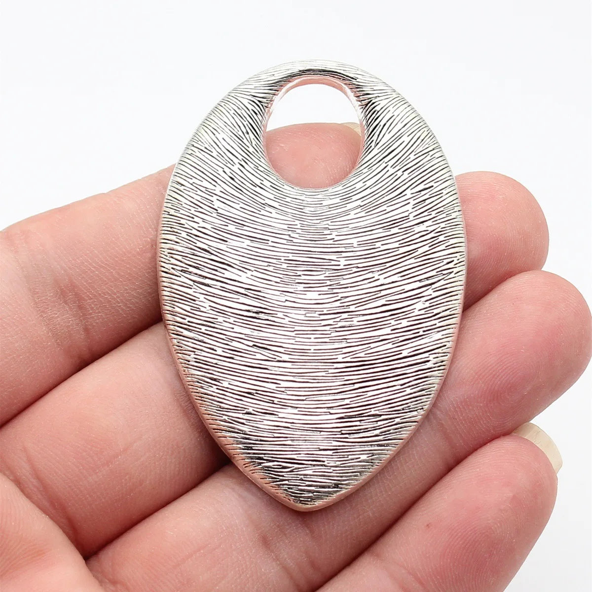 62x42mm 12g Multicolor Zinc Alloy Inverted Teardrop Charm Pendant for Necklace Earring Jewelry Making