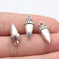 21x8.8mm 2.9g Antique Silver Zinc Alloy 3D Acorn Charm Pendant for DIY Necklace Bracelet Jewelry Making