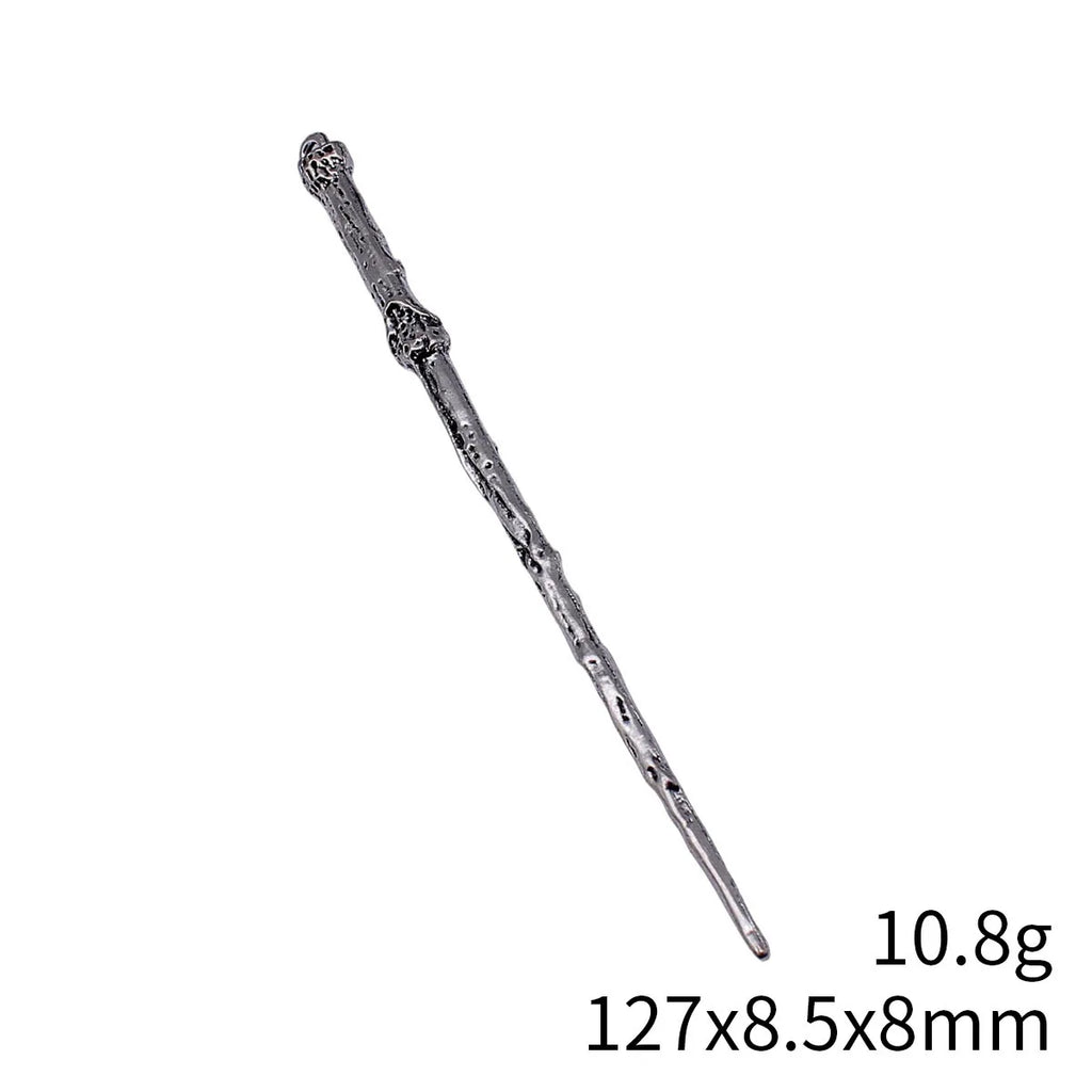127x8.5x8mm 10.8g Antique Silver Zinc Alloy Vintage Pattern Hair Stick Jewelry Finding for DIY Hair Accessories