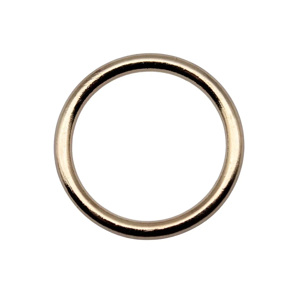15x15mm 0.6g KC Gold Zinc Alloy Round Ring Charm Pendant for DIY Necklace Bracelet Jewelry Making