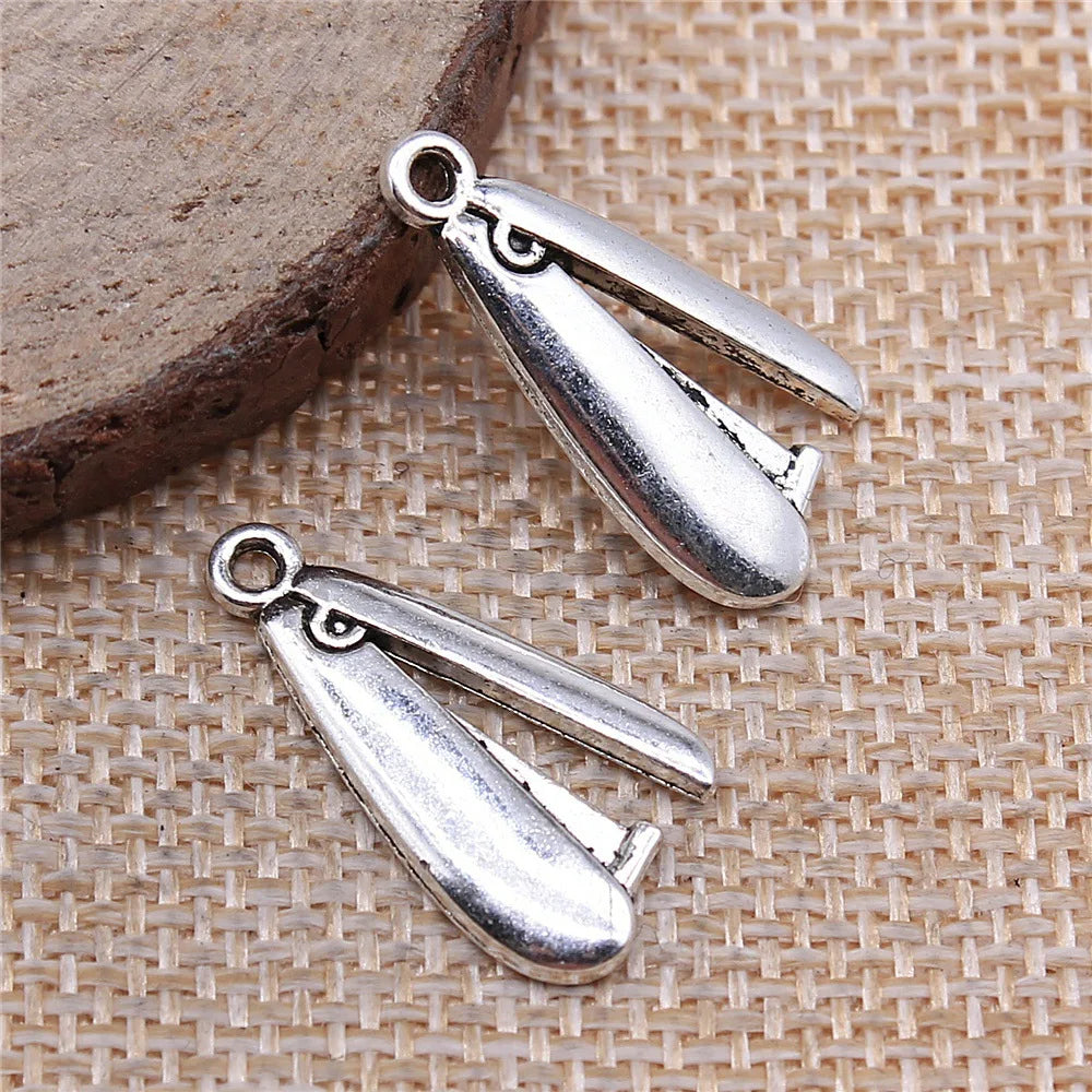 12x24mm 1.8g Antique Silver Zinc Alloy Stapler Charm Pendant for DIY Necklace Bracelet Making