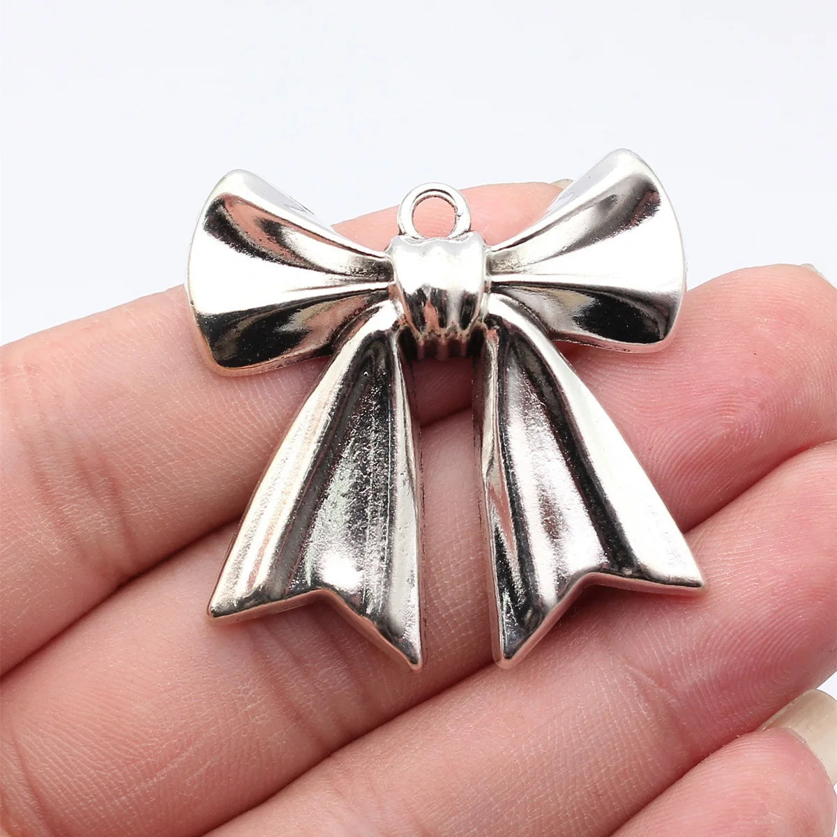41x41mm 10.6g Multicolor Zinc Alloy Bowknot Butterfly charm pendant for DIY necklace bracelet jewelry making