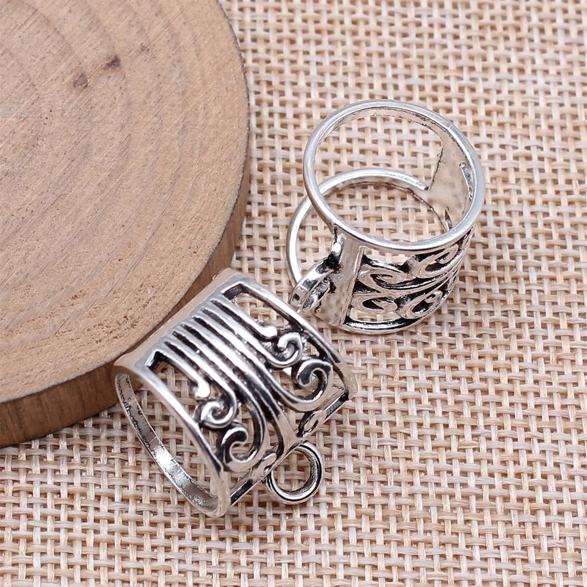24x18x17mm 3.1g Antique Silver Zinc Alloy Flower Scarf Buckle Jewelry Finding for DIY Accessories
