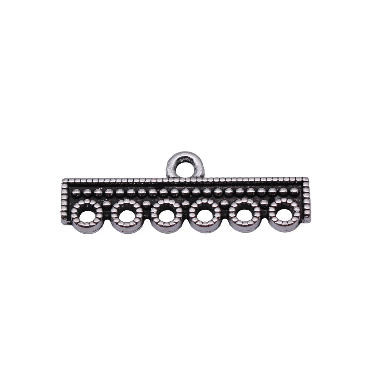 30x10mm 1.7g Antique Silver Zinc Alloy Long Bar Earring Connector Charms for DIY Earring Making