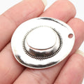 43x36x11mm 14.9g Antique Silver Zinc Alloy Cowboy Hat Charm Pendant for Western DIY Necklace Jewelry