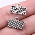 17x12mm 1.56g Antique Silver Zinc Alloy Hand Made Charm Pendant for DIY Necklace Bracelet Making