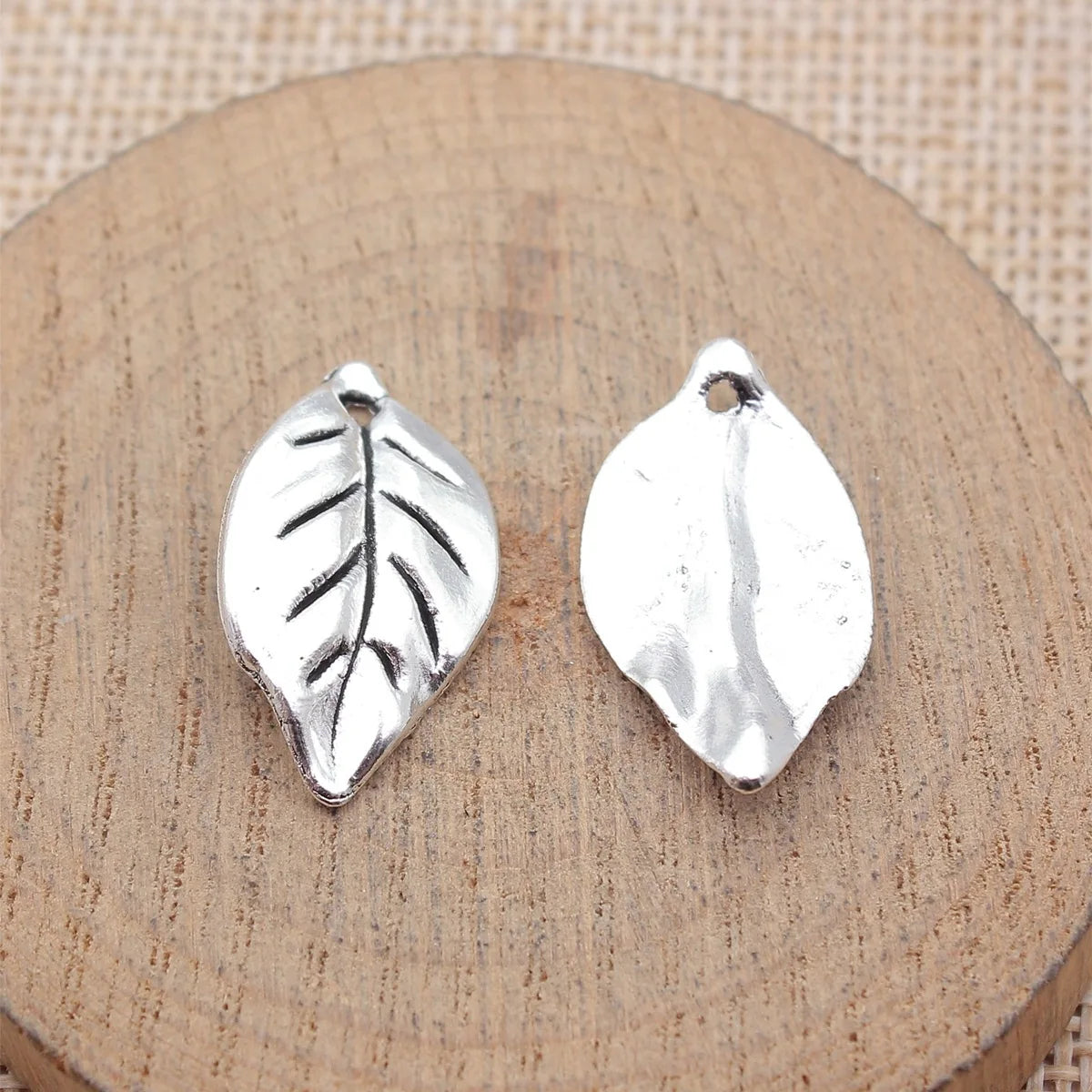 25x14mm 1.5g Multicolor Zinc Alloy Leaf Charm Pendant for DIY Necklace Bracelet Jewelry Making