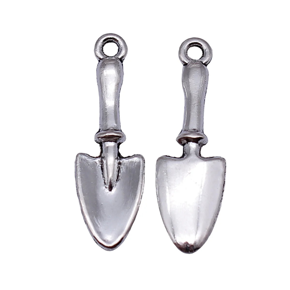 30x9mm 1.1g Antique Silver Zinc Alloy Shovel Charm Pendant for DIY Necklace Bracelet Making