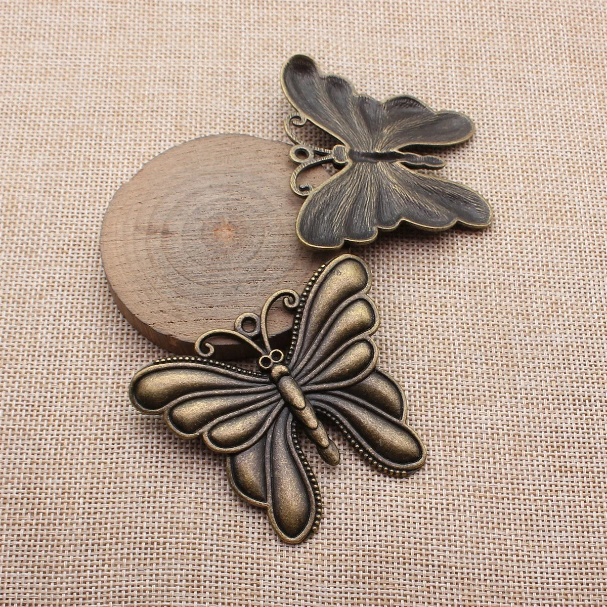 68x56mm 16.2g Multicolor Zinc Alloy Large Butterfly Charm Pendant for DIY Necklace Jewelry Making