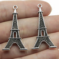 41x20mm 4.4g Antique Silver Iron Eiffel Tower Charm Pendant for DIY Necklace Bracelet Jewelry Making