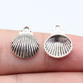 15x12mm 0.8g Antique Silver Zinc Alloy Shell Charm Pendant for DIY Necklace Bracelet Jewelry