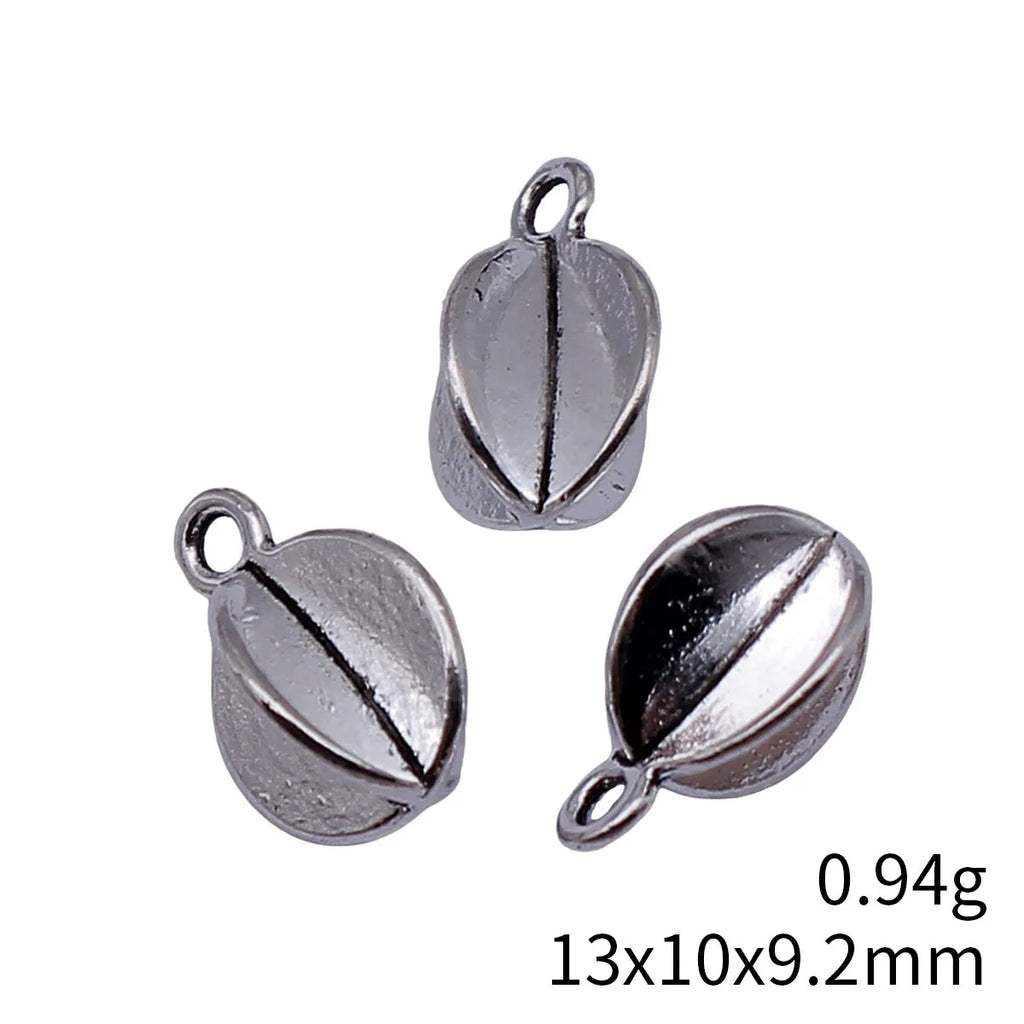 13x10x9.2mm 0.94g Multicolor Zinc Alloy Faceted Geometric Round Charm Pendant for Jewelry Making