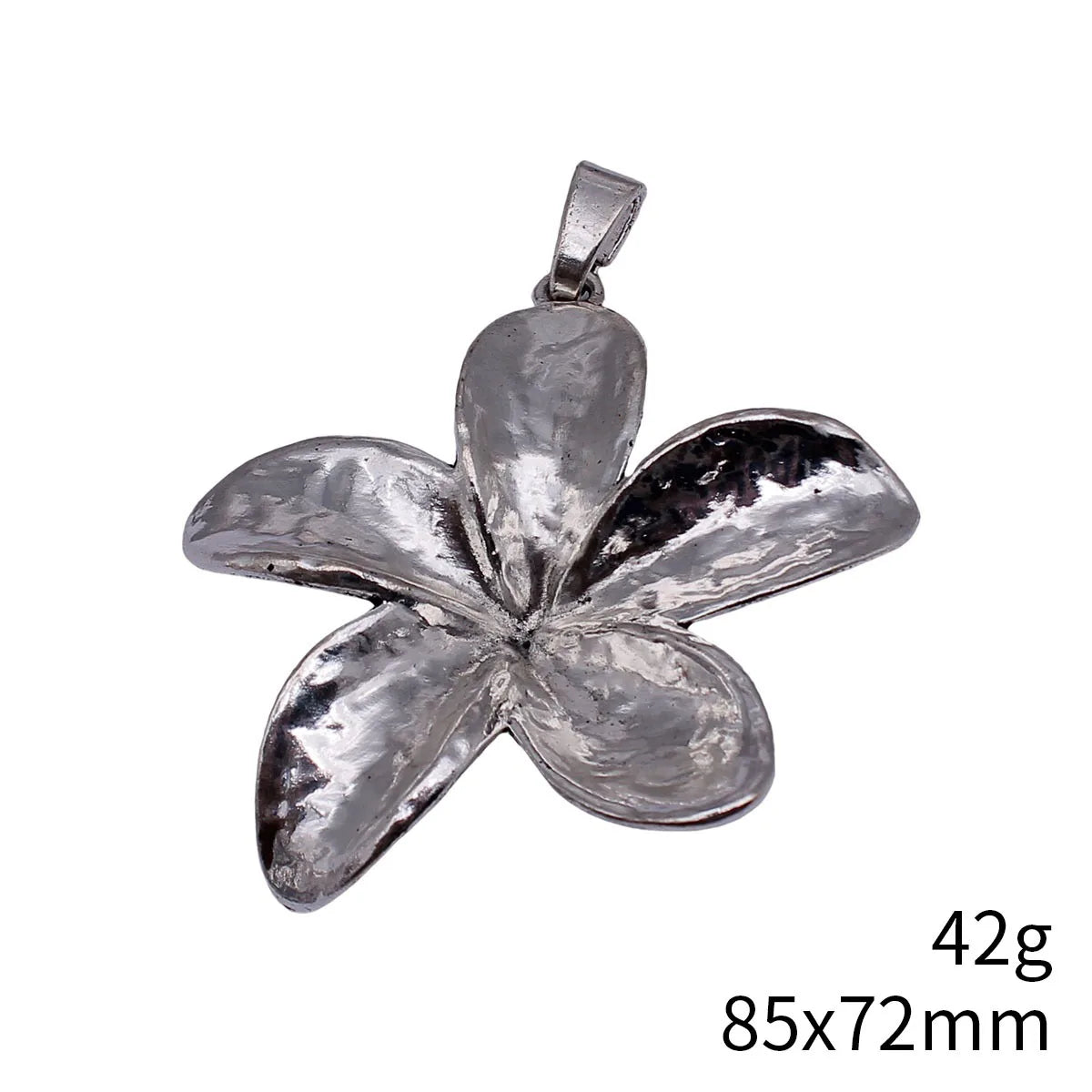 85x72mm 42g Multicolor Zinc Alloy Large Flower Charm Pendant for Statement DIY Necklace Making