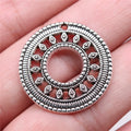 26x26mm 3.8g Multicolor Zinc Alloy Round Ring Charm Pendant for DIY Necklace Bracelet Jewelry Making
