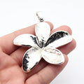 85x72mm 42g Multicolor Zinc Alloy Large Flower Charm Pendant for Statement DIY Necklace Making