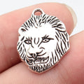23x18mm 2g Multicolor Zinc Alloy Lion Head Charm Pendant for DIY Necklace Bracelet Jewelry Making
