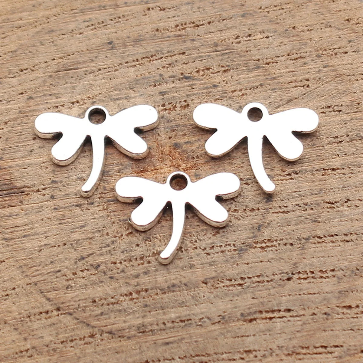 12x9mm 0.34g Antique Silver Zinc Alloy Dragonfly Charm Pendant for DIY Necklace Bracelet Making