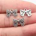 16x12mm 0.84g Multicolor Zinc Alloy Bow Butterfly Connector Charm for DIY Bracelet Necklace Jewelry Making