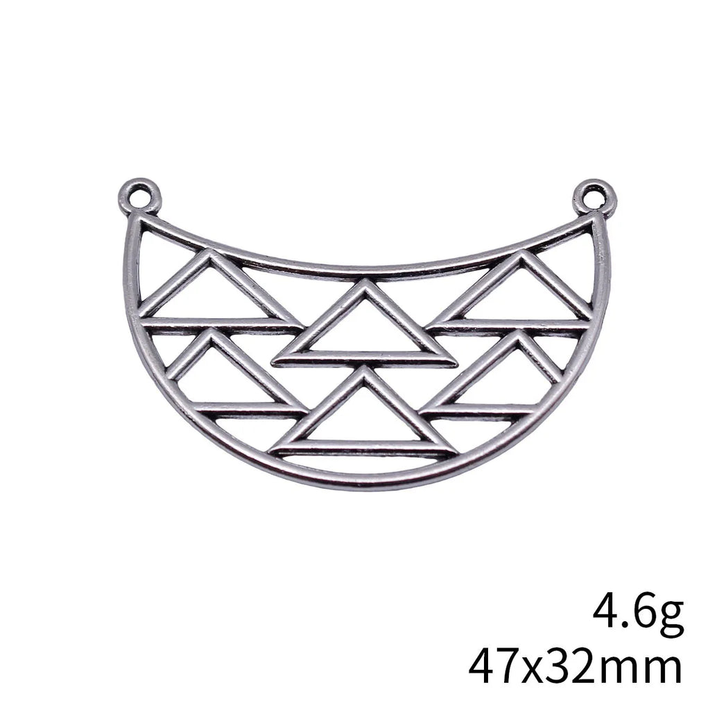 47x32mm 4.6g Vintage Zinc Alloy Hollow Charm Pendants for DIY Bracelet Necklace Jewelry Making