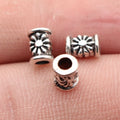 6.6x4.7x4.7mm 0.32g Multicolor Zinc Alloy Sunflower Pattern Spacer Flower Beads for DIY Bracelet Jewelry Making