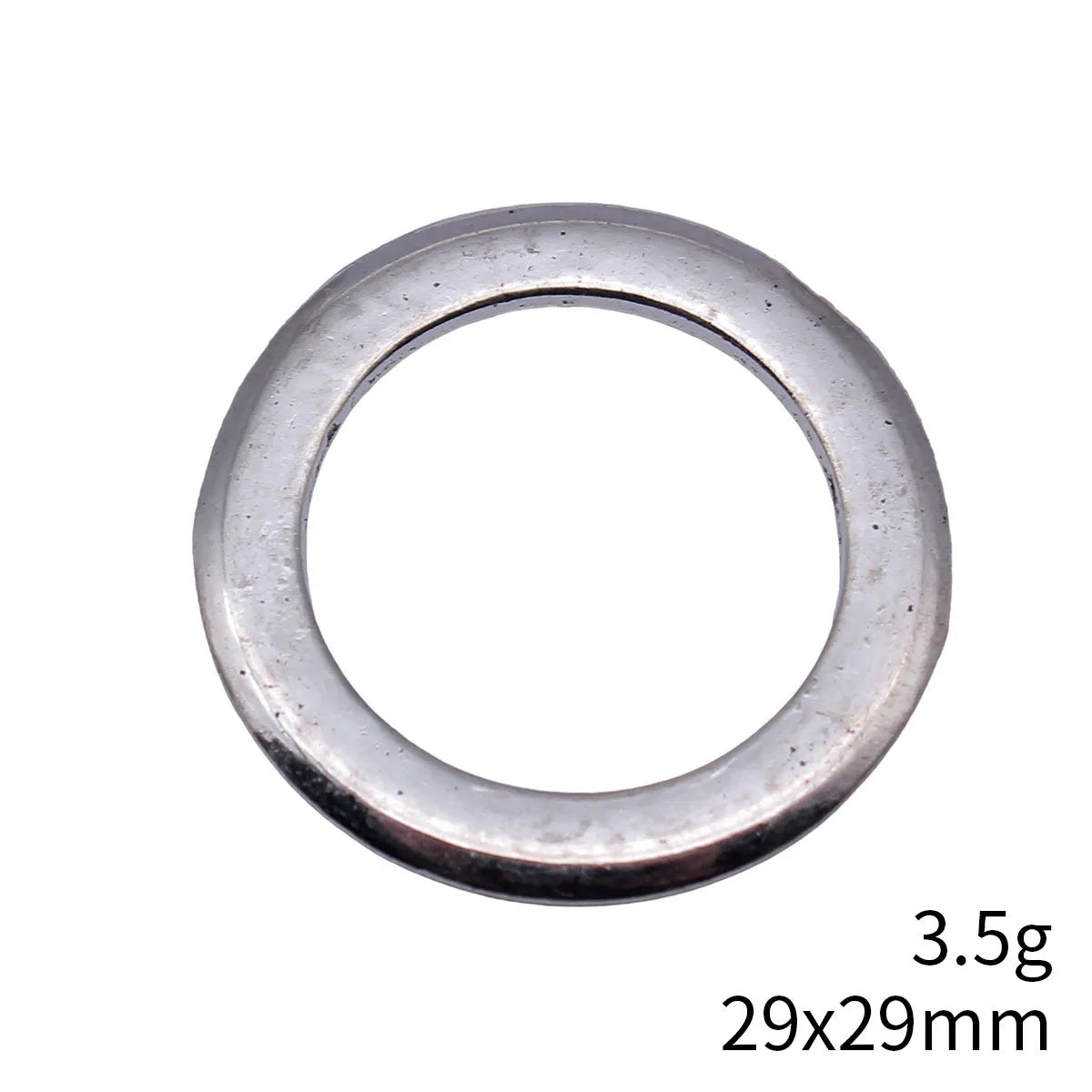 29x29mm 3.5g Antique Silver Zinc Alloy Round Ring Connector Charm for DIY Bracelet Necklace Jewelry Making