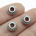10x10x4mm 1.2g Multicolor Zinc Alloy Round Spacer Beads for DIY Bracelet Necklace Jewelry Making