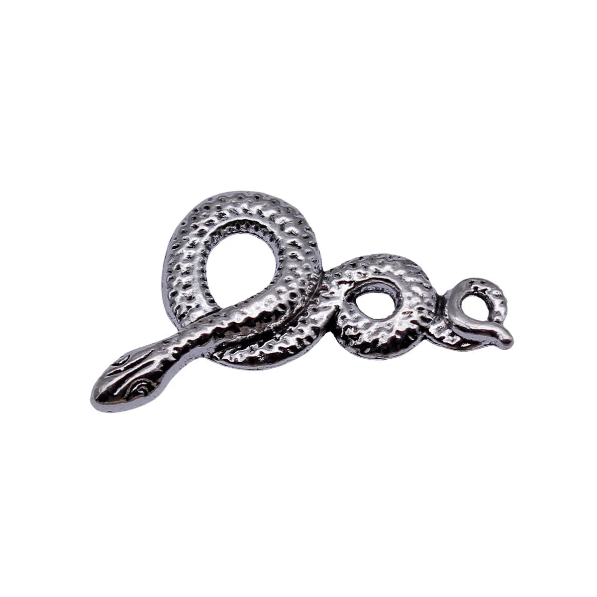 31x16mm 1.8g Multicolor Zinc Alloy Snake Charm Pendant for DIY Necklace Bracelet Jewelry Making