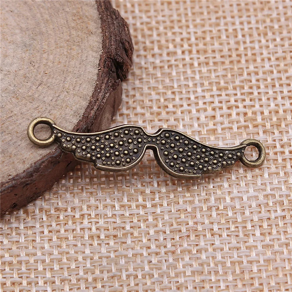 40x8mm 1.5g Multicolor Zinc Alloy Wing Connector Charm for Bracelet Necklace Jewelry Making
