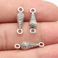 20x5.9mm 1.1g Antique Silver Zinc Alloy Teardrop Connector Charm for DIY Earrings Bracelet Making