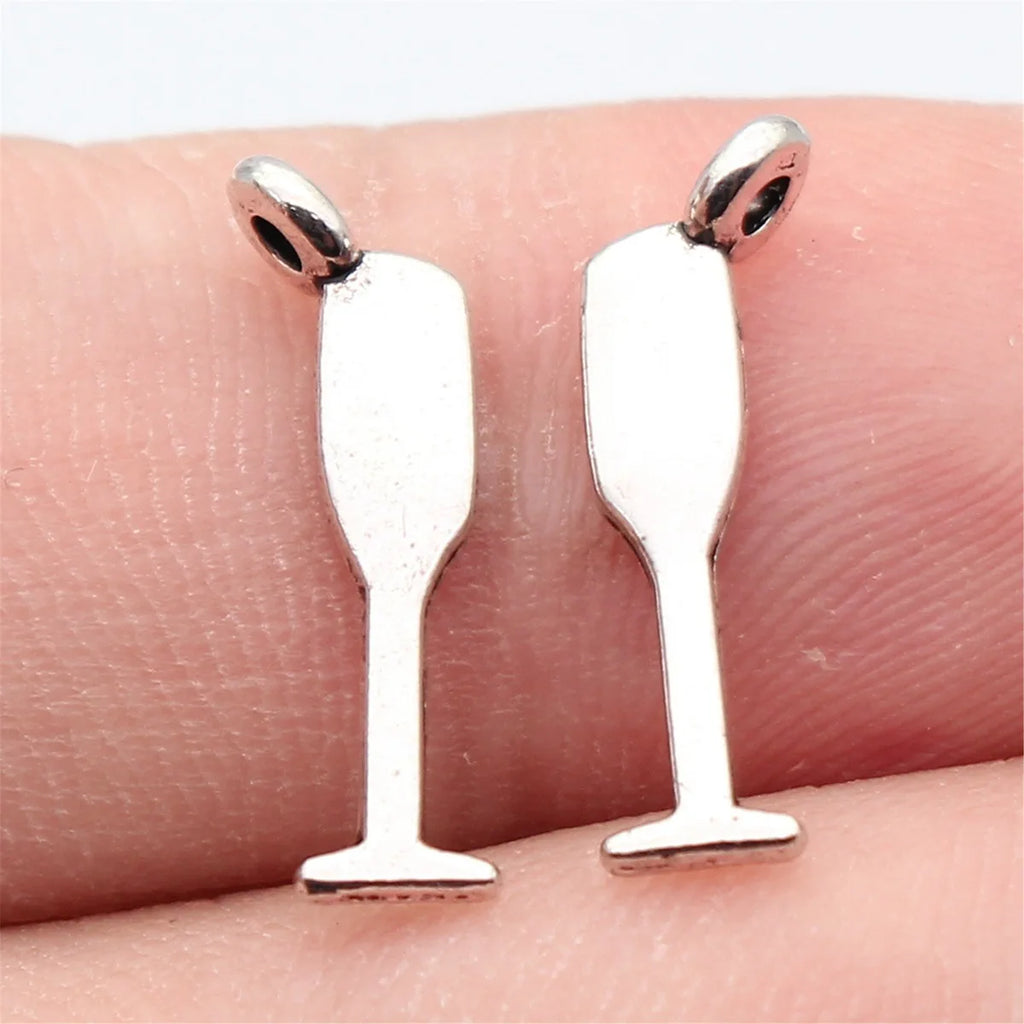 17x5.1mm 0.38g Zinc Alloy Charm Pendants for DIY Jewelry Accessories
