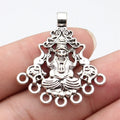 38x35mm 4.6g Multicolor Zinc Alloy Shiva Connector Charm Pendant for DIY Necklace Bracelet Jewelry