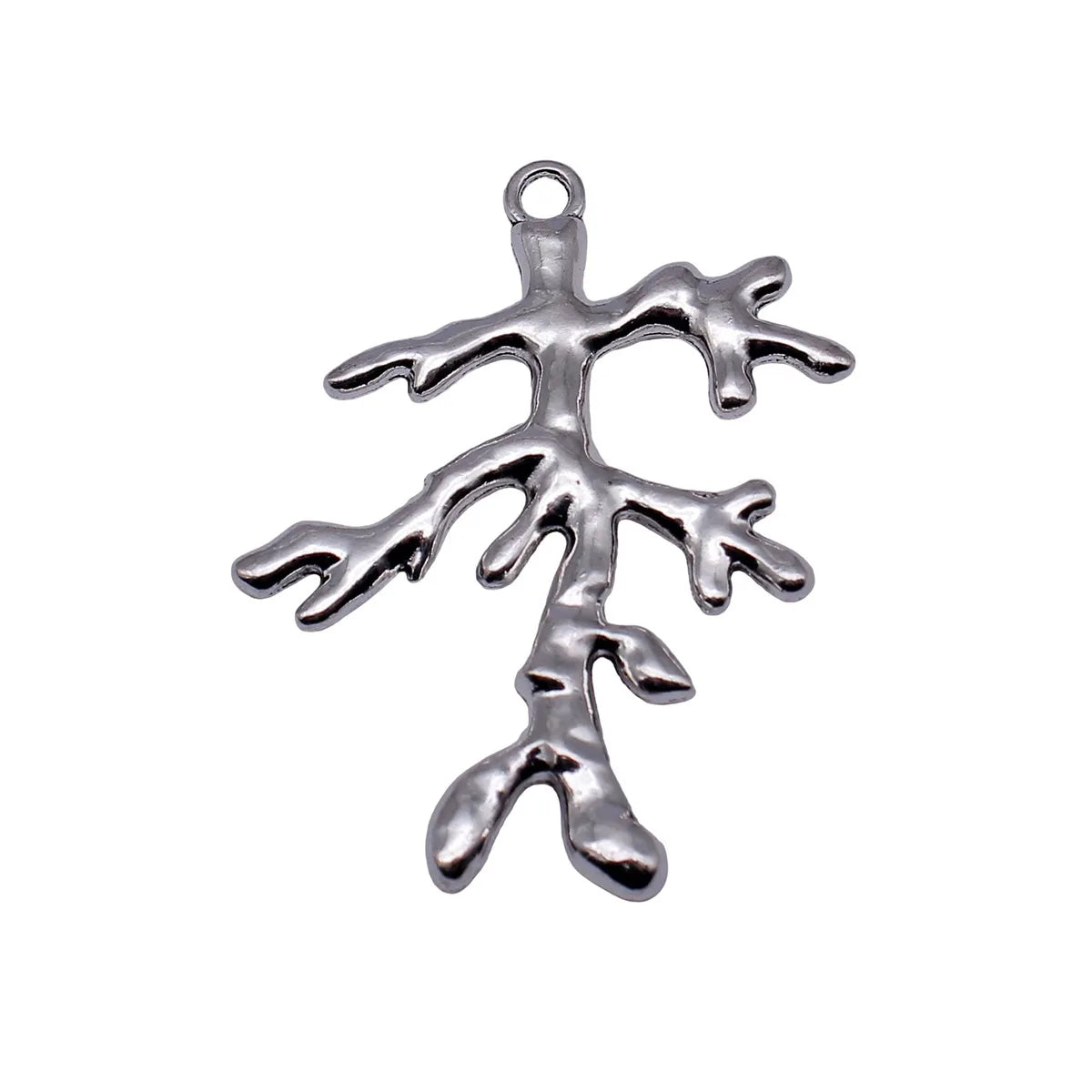 67x53mm 21.5g Antique Silver Zinc Alloy Tree Branch Charm Pendant for DIY Necklace Jewelry Making