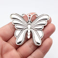 68x56mm 16.2g Multicolor Zinc Alloy Large Butterfly Charm Pendant for DIY Necklace Jewelry Making
