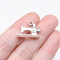 14x19mm 2.3g Antique Silver Zinc Alloy Sewing Machine Charm Pendant for DIY Necklace Bracelet Jewelry