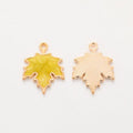 Enamel Maple Leaf Alloy Charm in 8 Pictured Options view 11